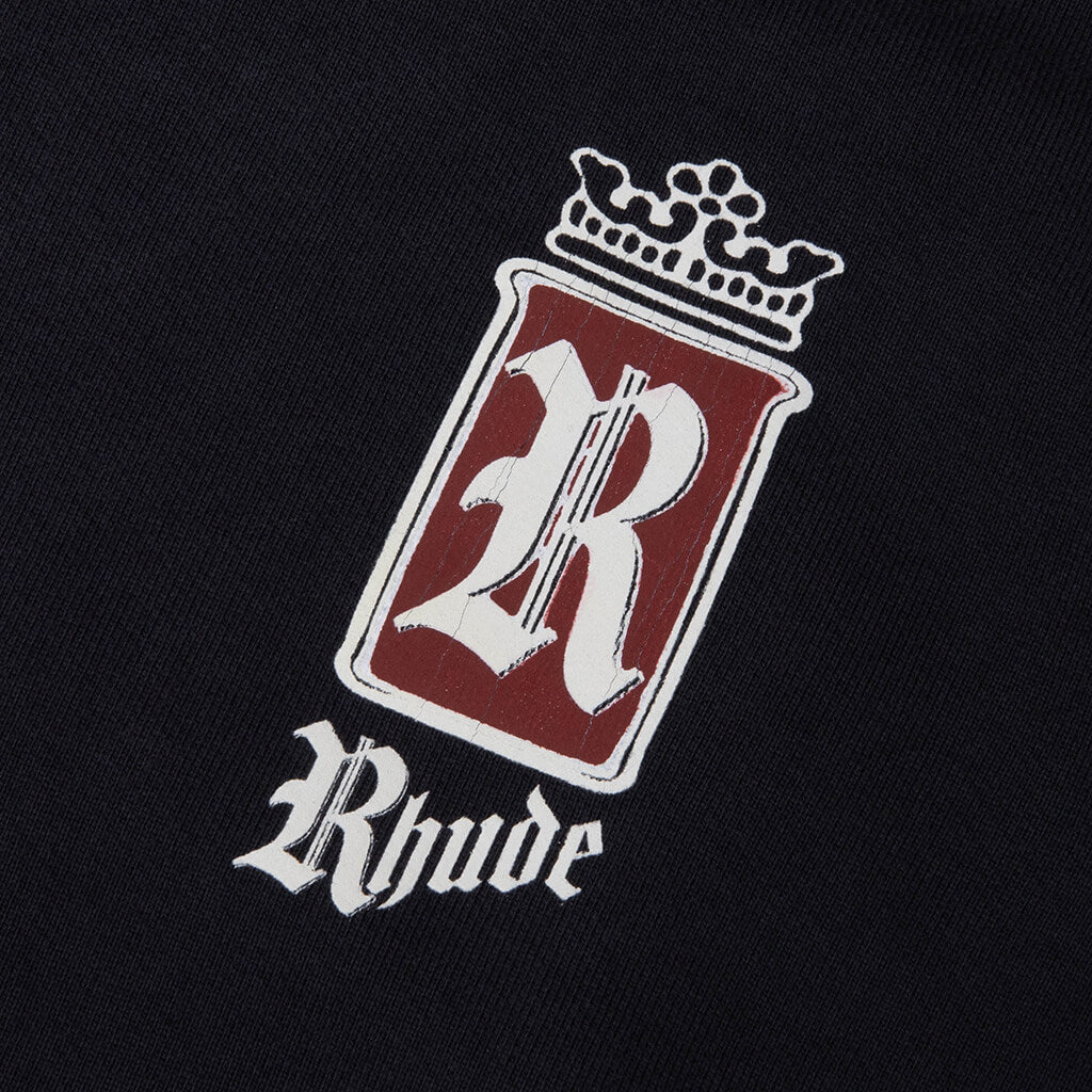 Rhude Fumar 91 Hoodie - Vintage Black/White/Red