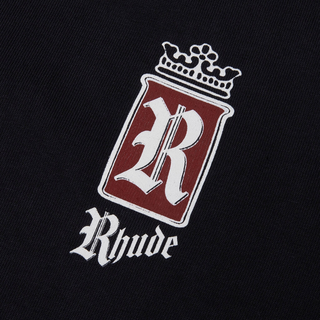 Rhude Fumar 91 Tee - Vintage Black/White/Red