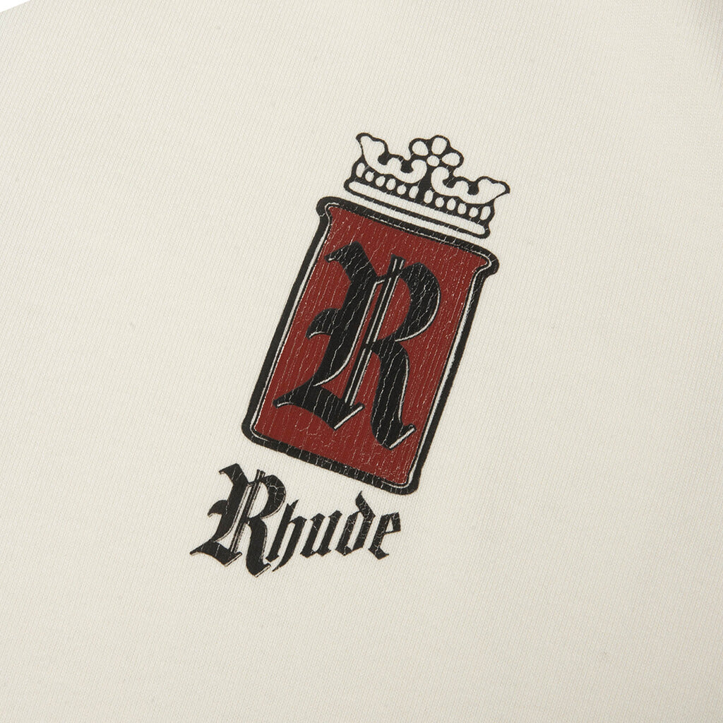 Rhude Fumar 91 Tee - Vintage White/Black/Red