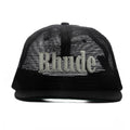 Rhude Logo Mesh Hat - Black/White
