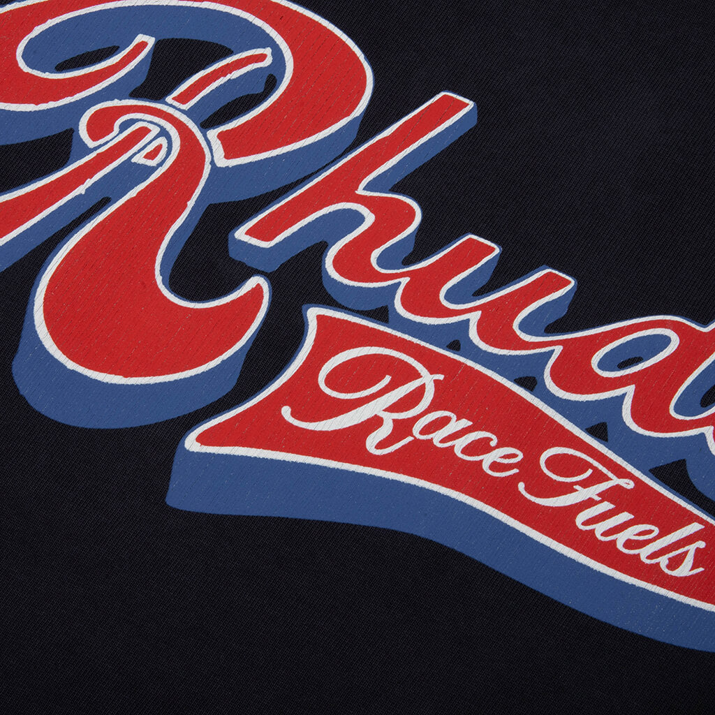 Rhude Pit Stop Tee - Vintage Black/Red/Blue