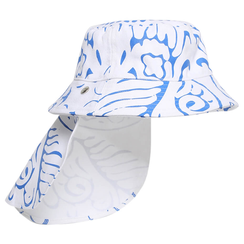 Plate Hat - White/Blue