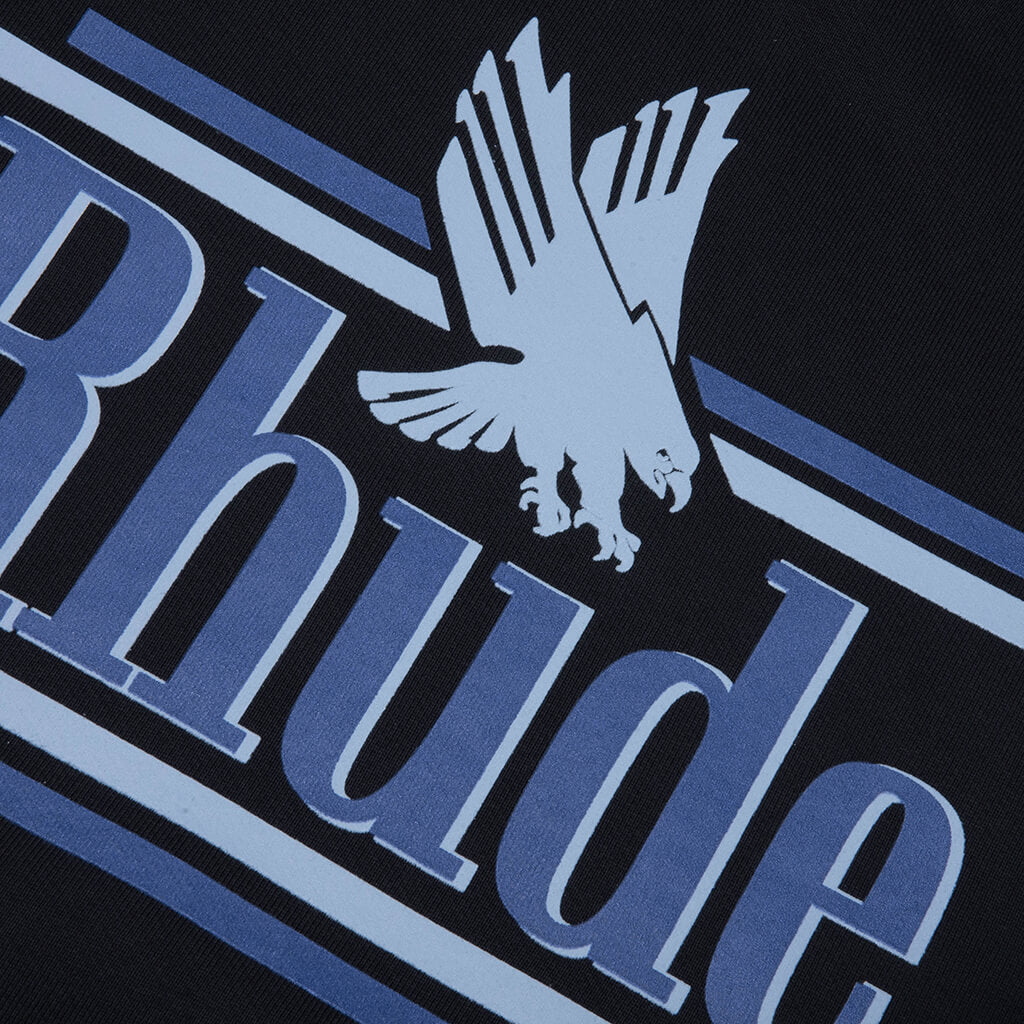 Rhude Rossa Hoodie - Vintage Black/Blue