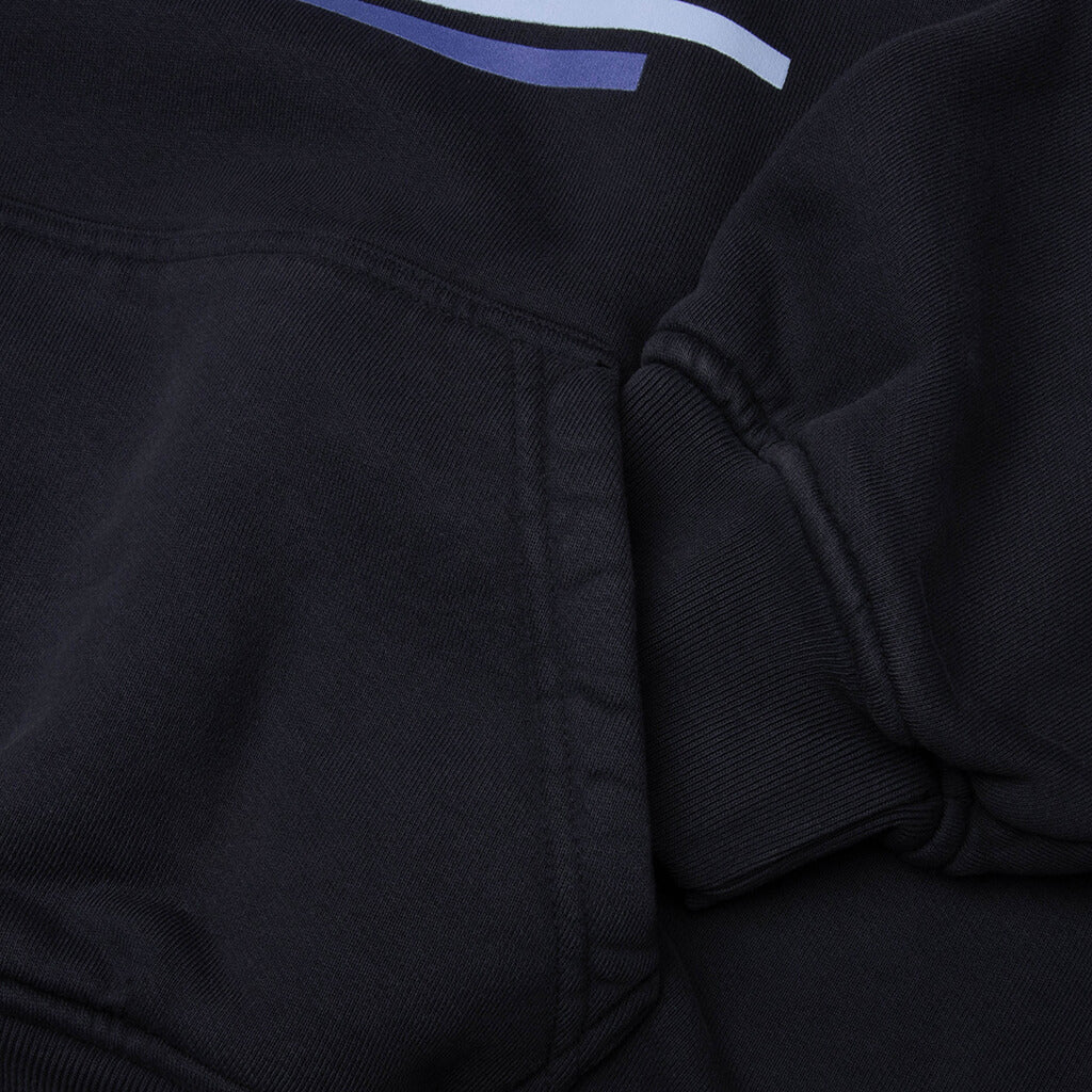 Rhude Rossa Hoodie - Vintage Black/Blue