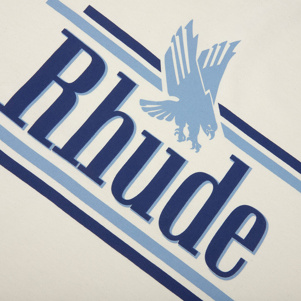 Rhude Rossa Tee - Vintage White/Blue