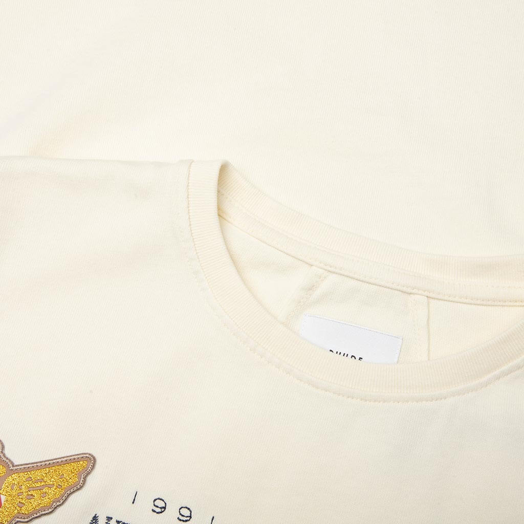 Rhude Slip Tee - Vintage White/Black/Red