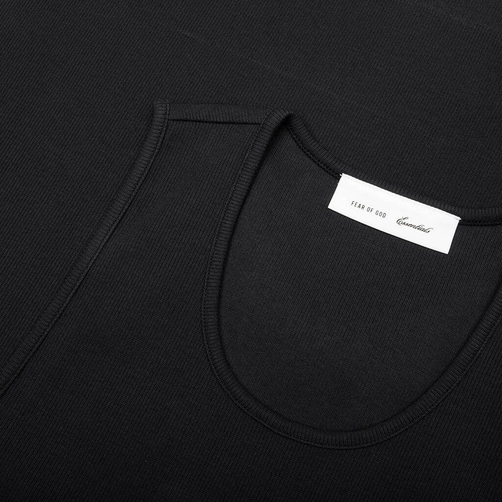 Rib Tank - Vintage Black