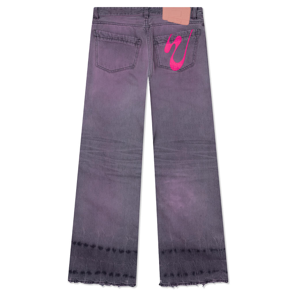Rich Kid Jeans - Washed Black/Pink