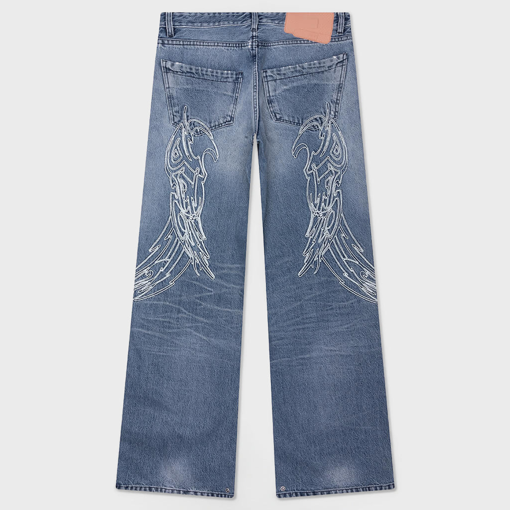 Rich Kid Jeans - Washed Blue