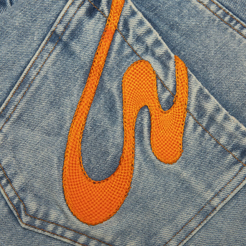 Rich Kid Trousers - Blue Wash