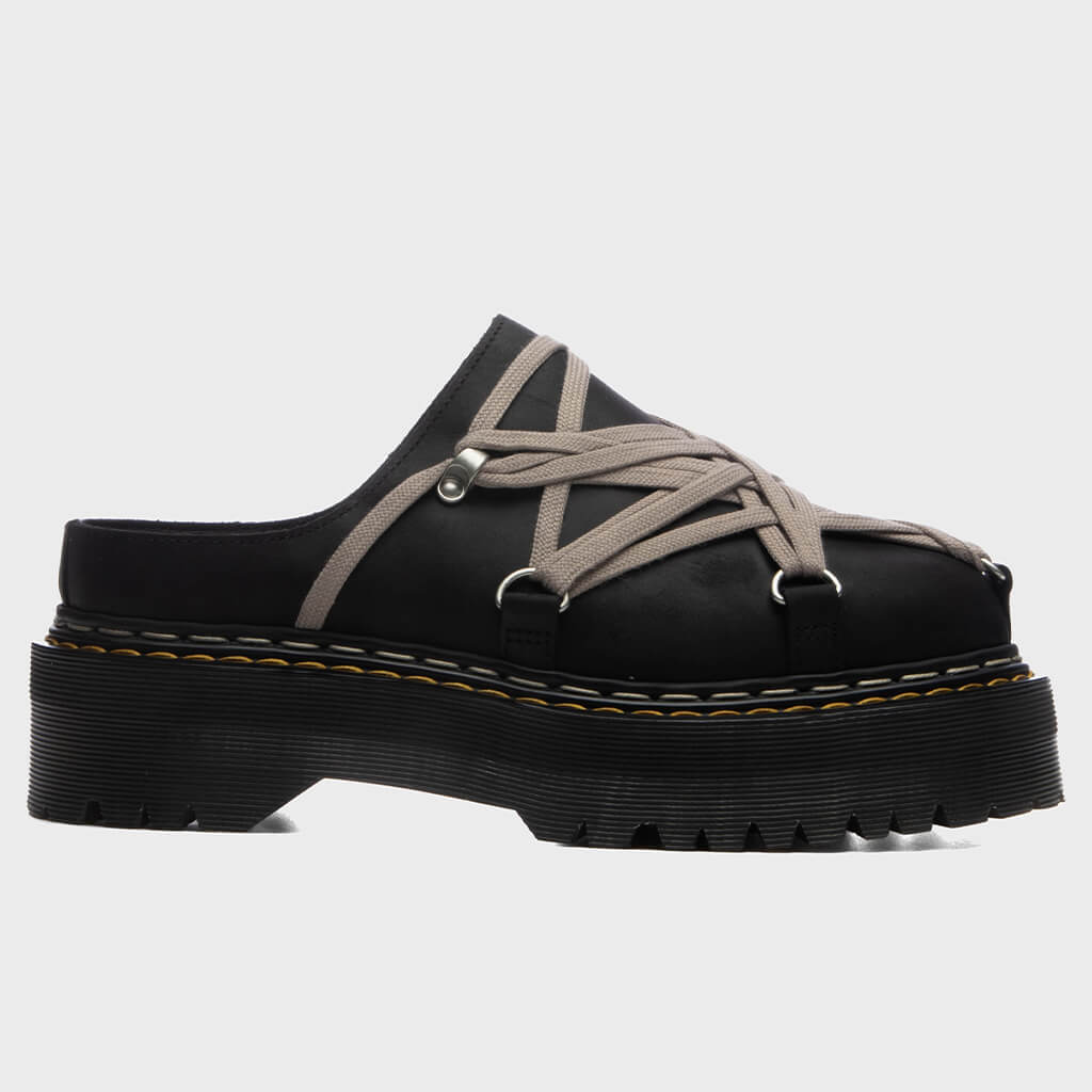 Quad Sole Megalance Mule Shoe - Black
