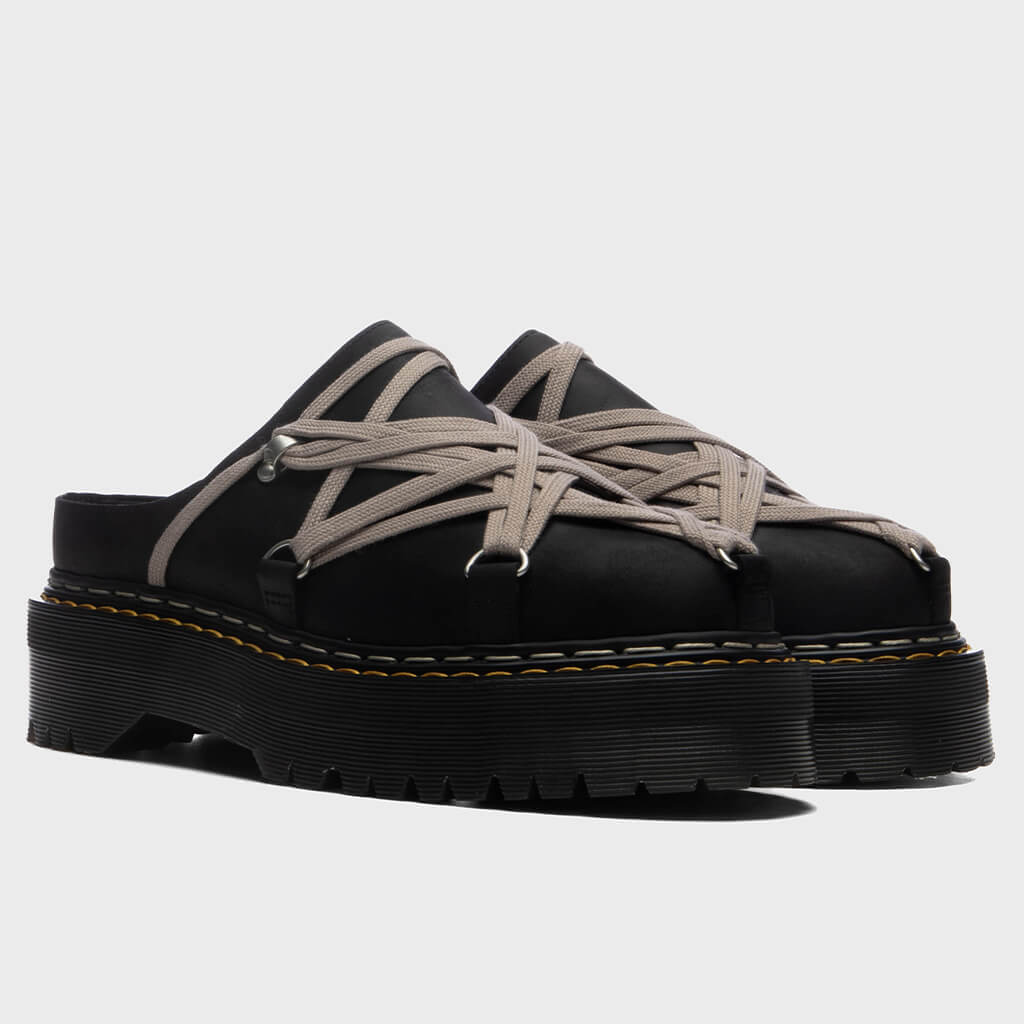 Quad Sole Megalance Mule Shoe - Black