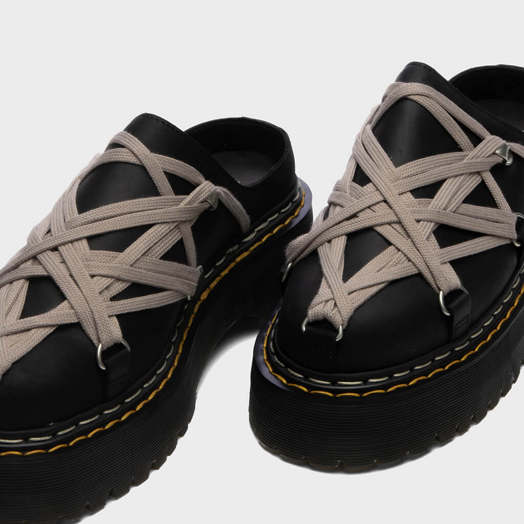 Quad Sole Megalance Mule Shoe - Black