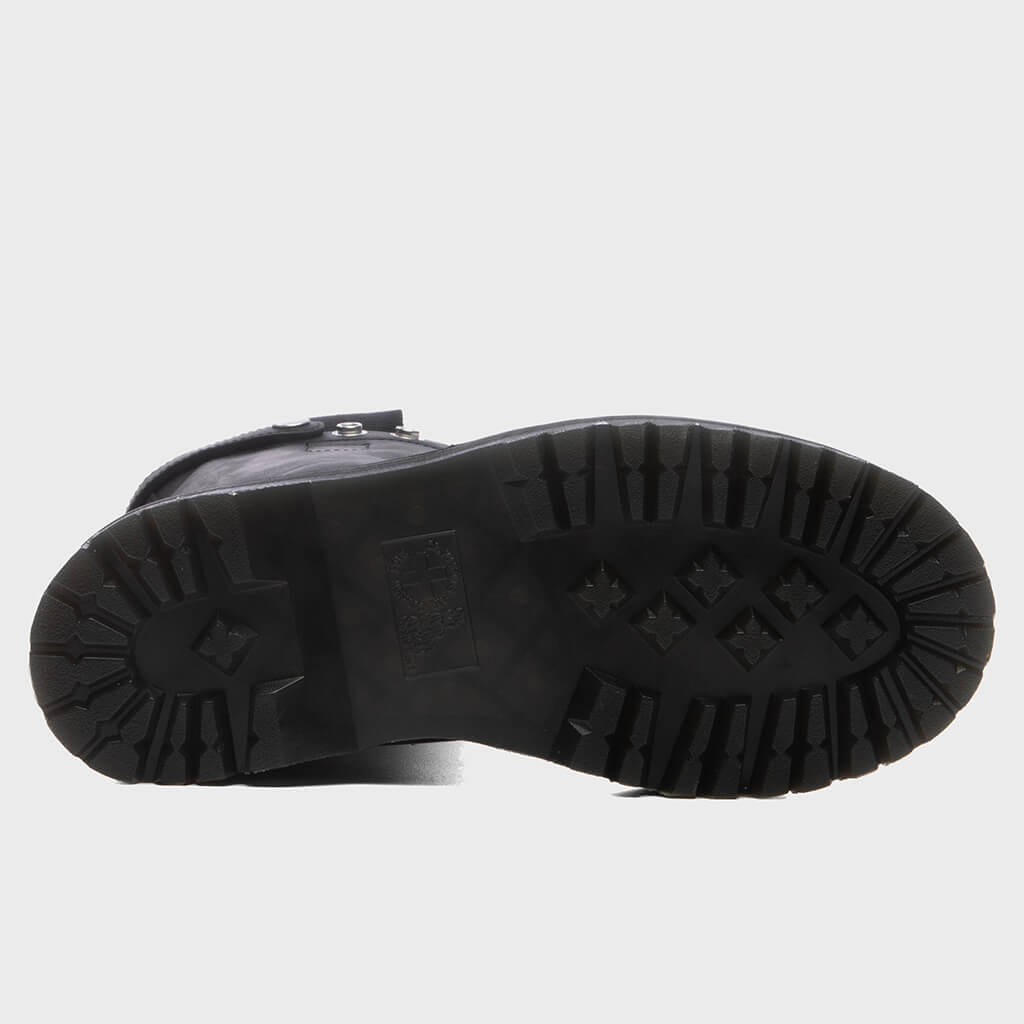 Quad Sole Pull On Boot - Black