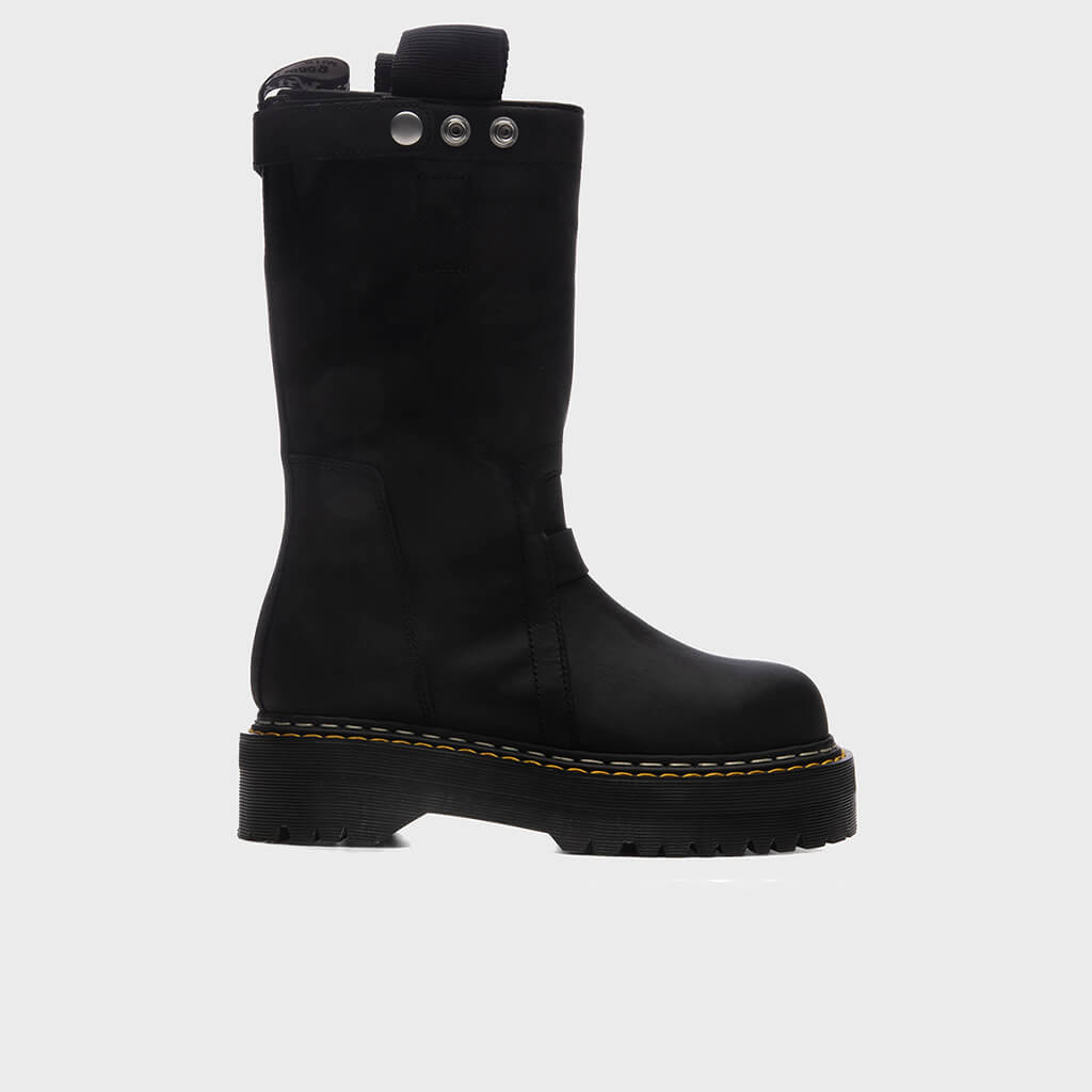 Quad Sole Pull On Boot - Black