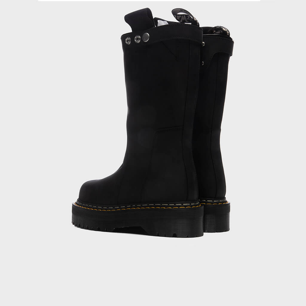 Quad Sole Pull On Boot - Black