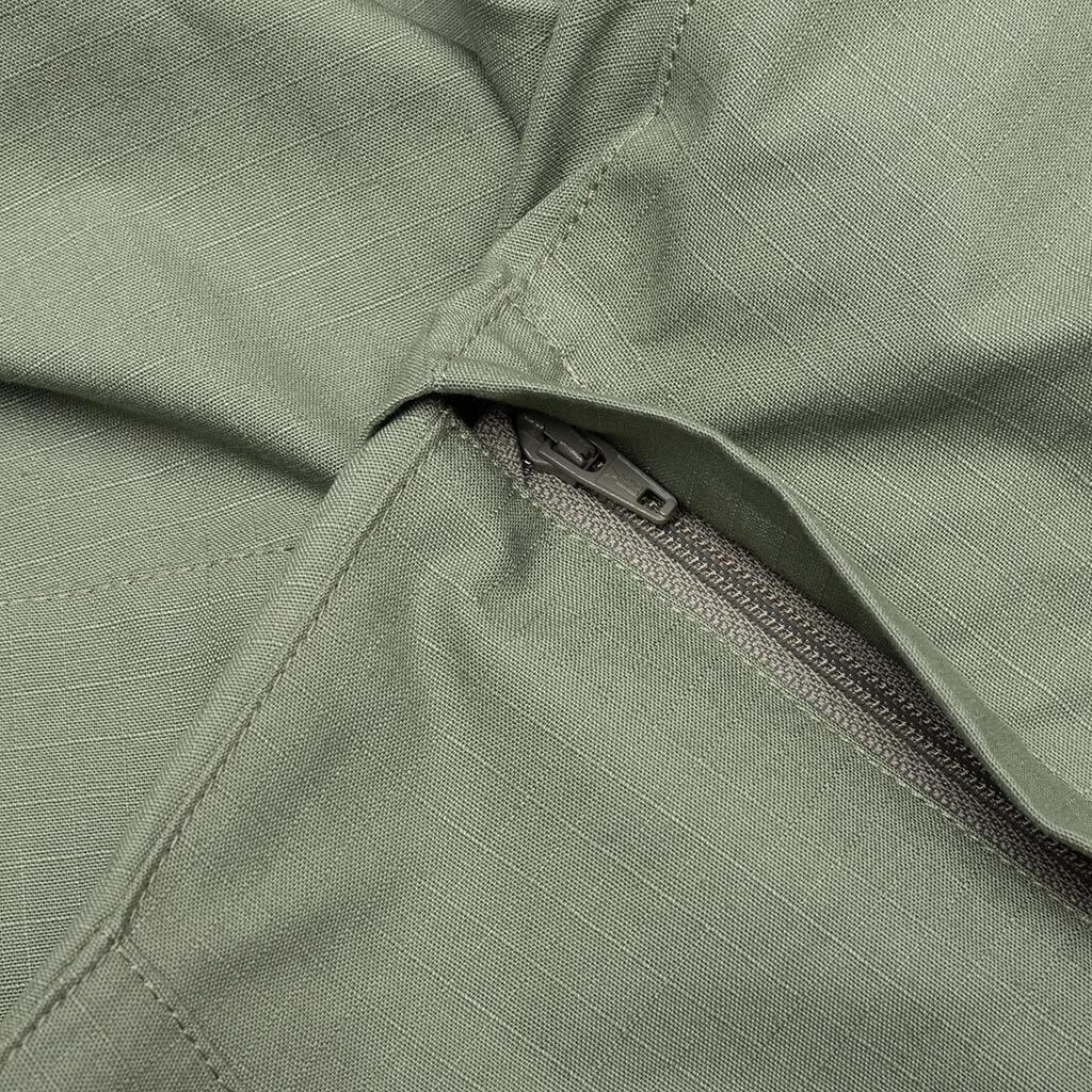 Ripstop Zip Cargo Pant - Olive