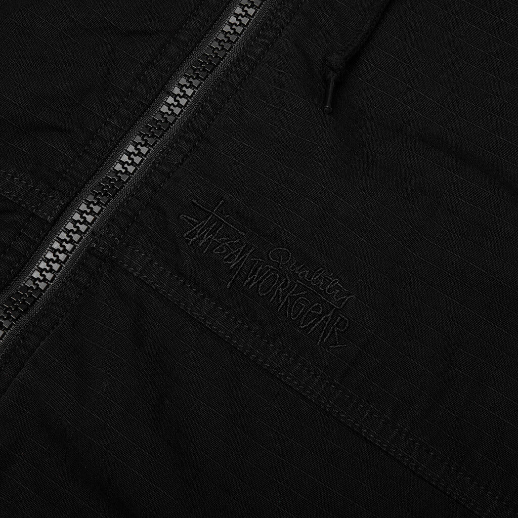 Ripstop Work Jacket - Black
