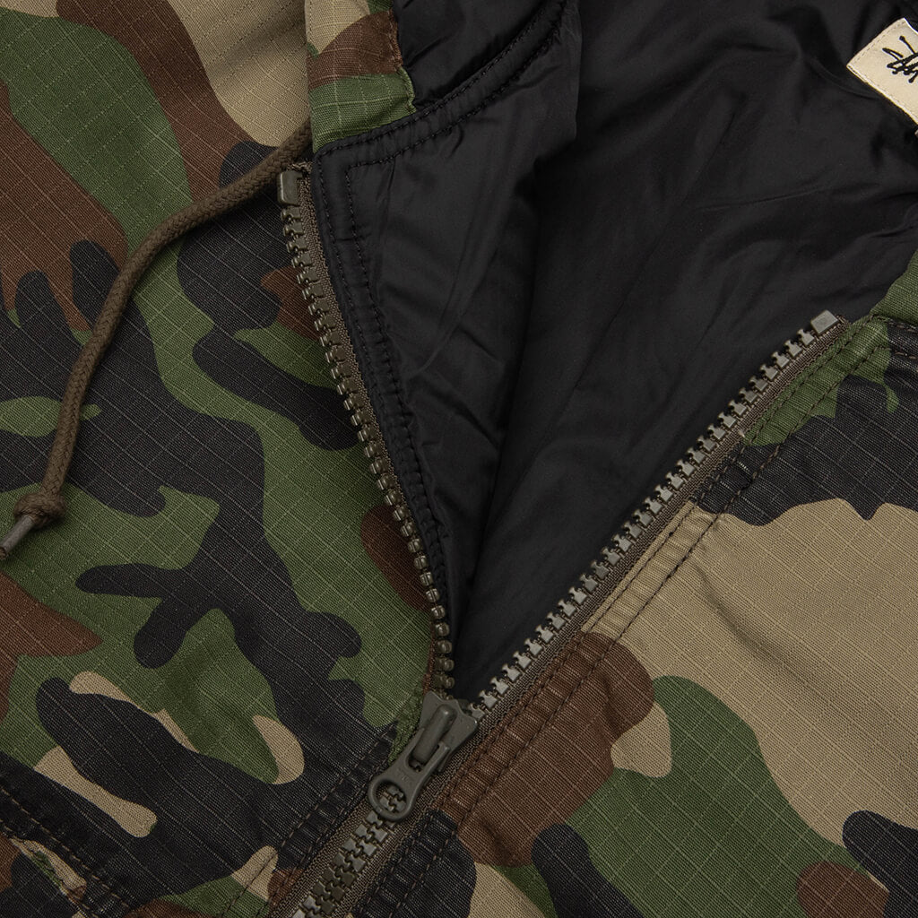 Ripstop Work Jacket - Woodland Camo
