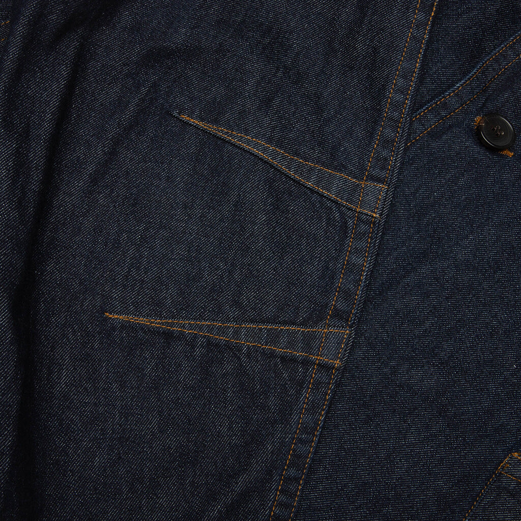 Robinson Washed Denim M.W. Coat - Indigo
