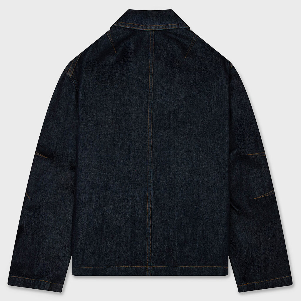 Robinson Washed Denim M.W. Coat - Indigo