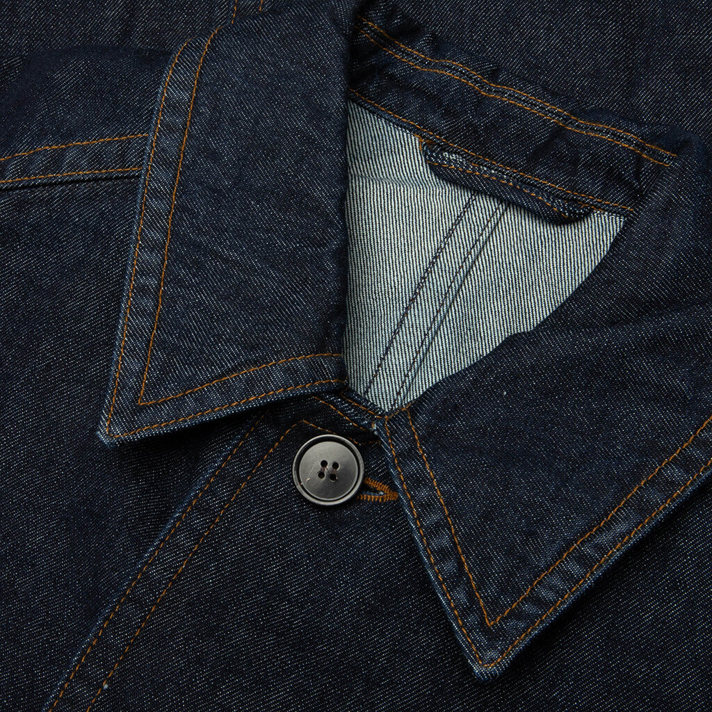 Robinson Washed Denim M.W. Coat - Indigo
