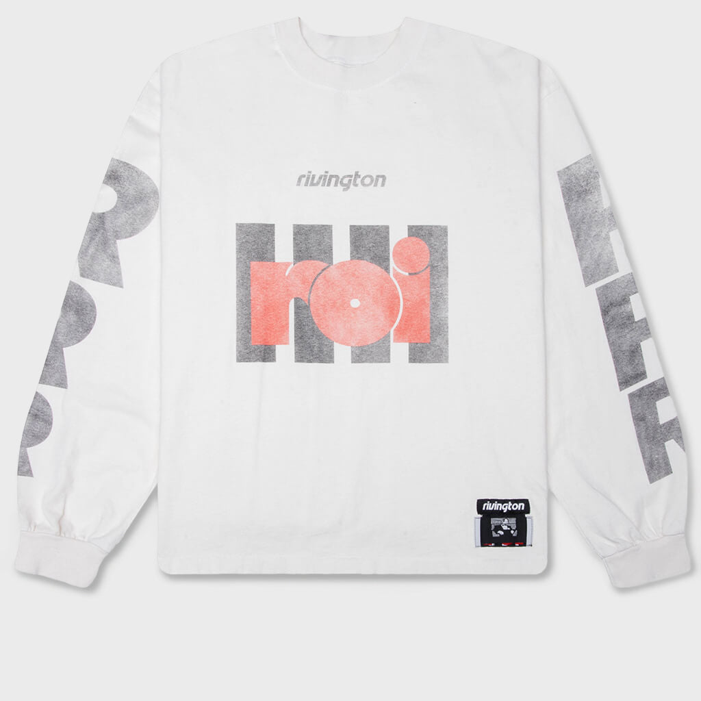 Roi Garden L/S Tee - Max White