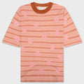 Striped Floral T-Shirt - Pink Gummy