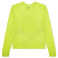 S Loose Knit Sweater - Lime
