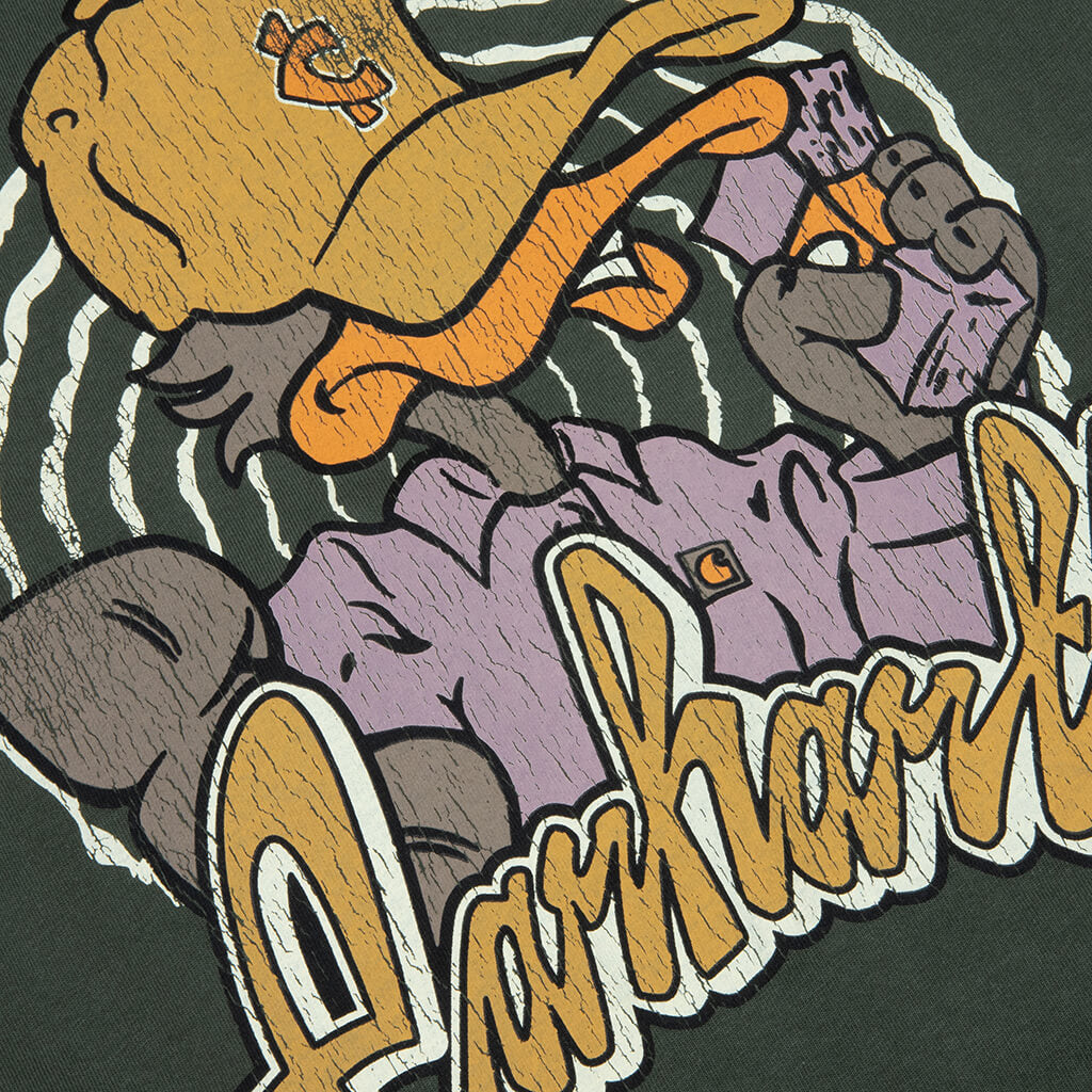 S/S Chedda T-Shirt - Opuntia Heavy Stone Wash