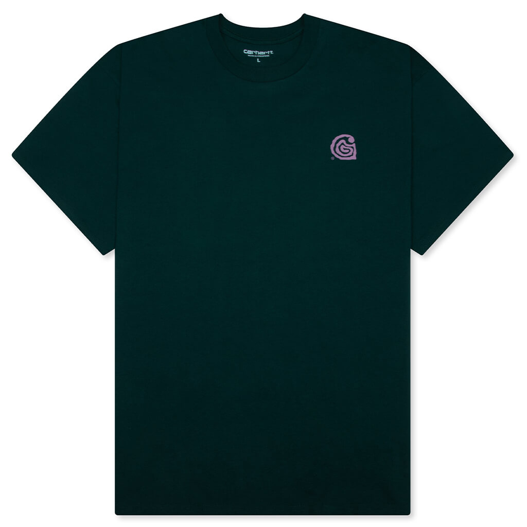 S/S Helix T-Shirt - Deep Lagoon