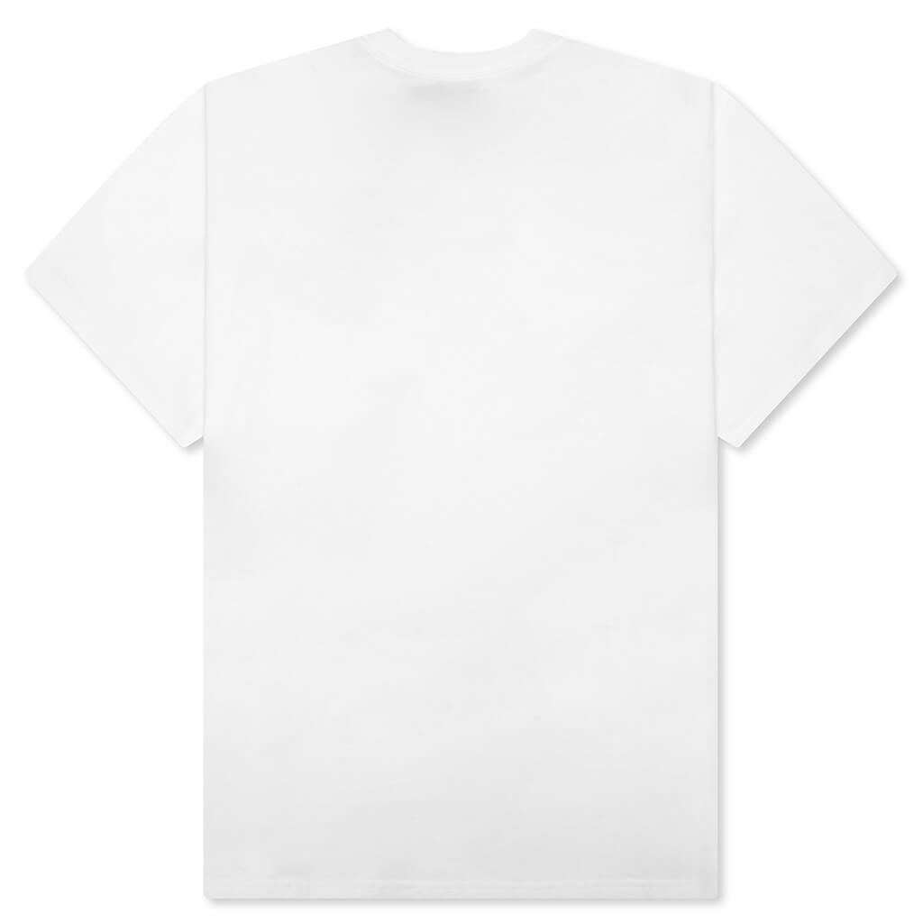 S/S Pocket Heart T-Shirt - White/Black