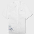 Flowers Poplin Shirt - White