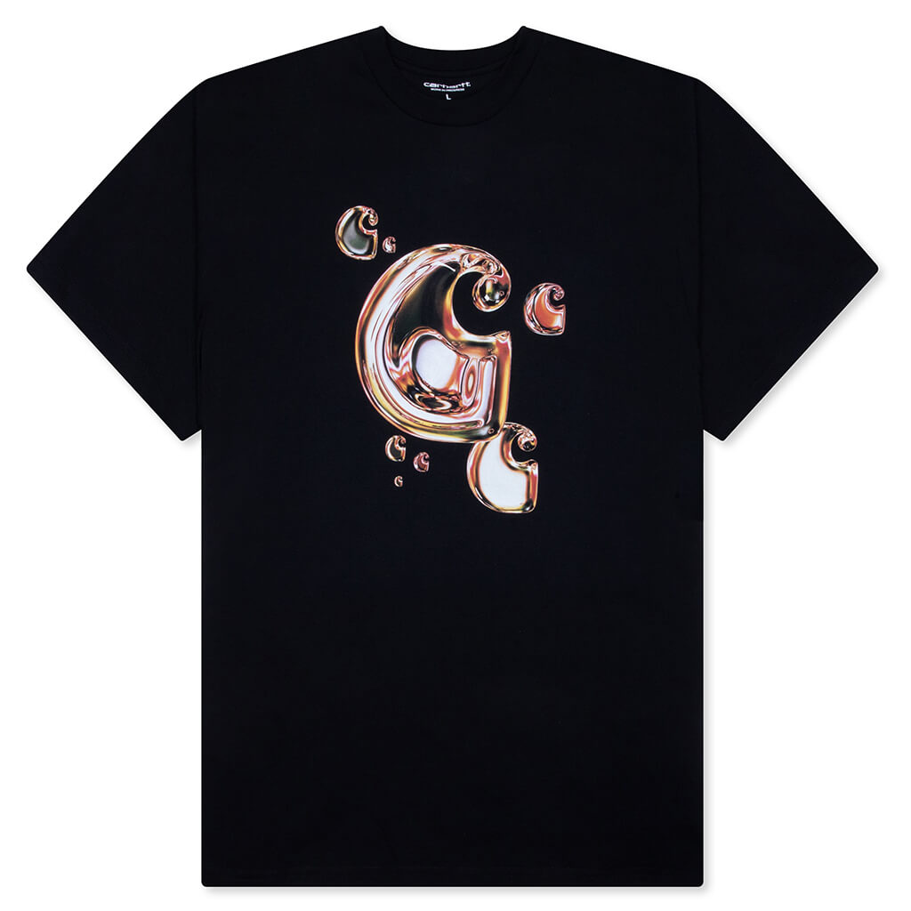 S/S Solar Chrome C-Logo T-Shirt - Black