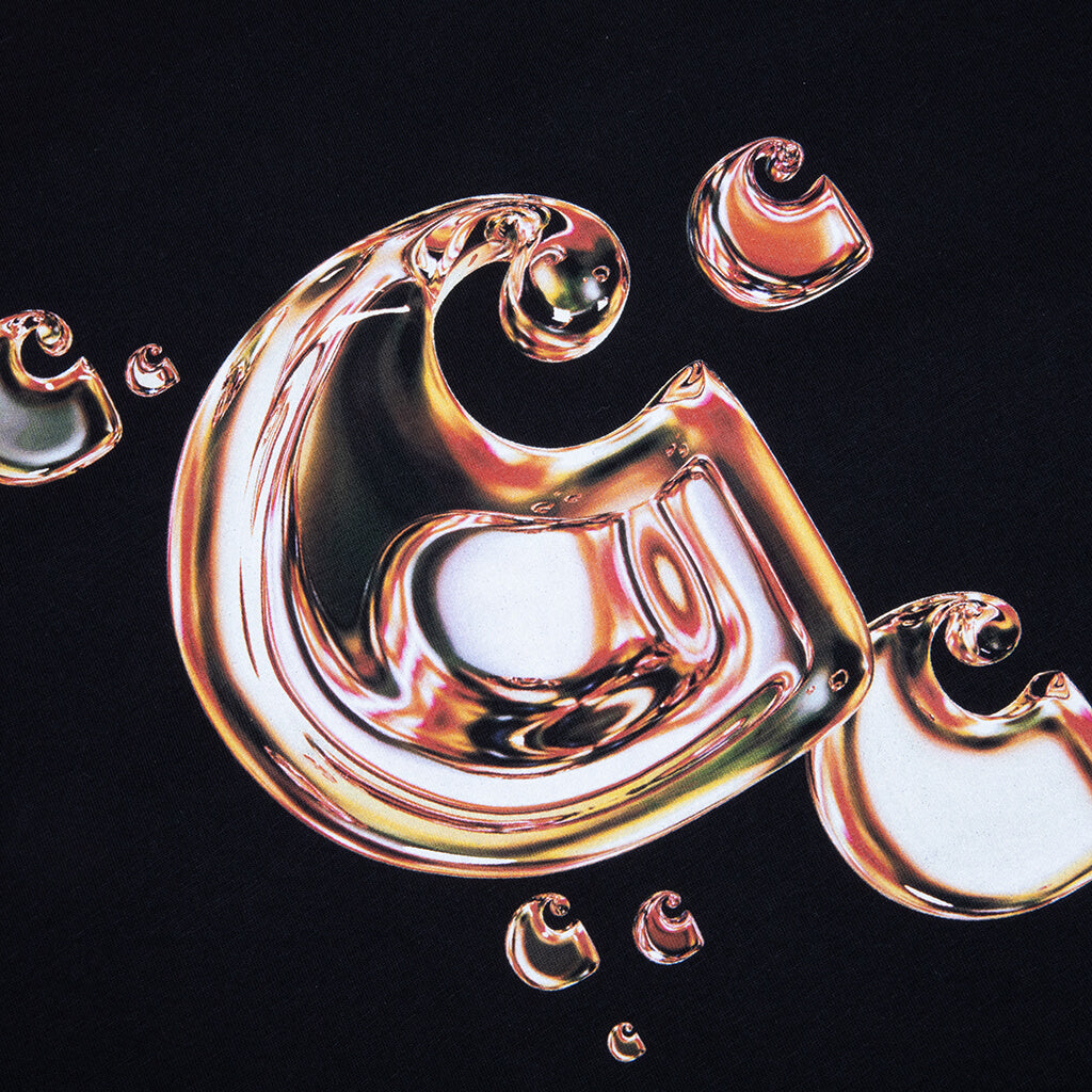 S/S Solar Chrome C-Logo T-Shirt - Black