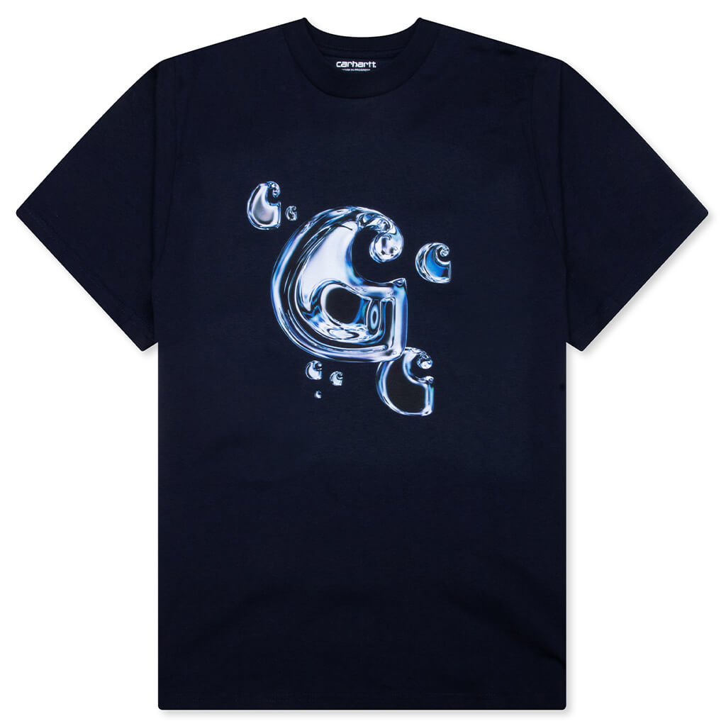 S/S Solar Chrome C-Logo T-Shirt - Dark Navy