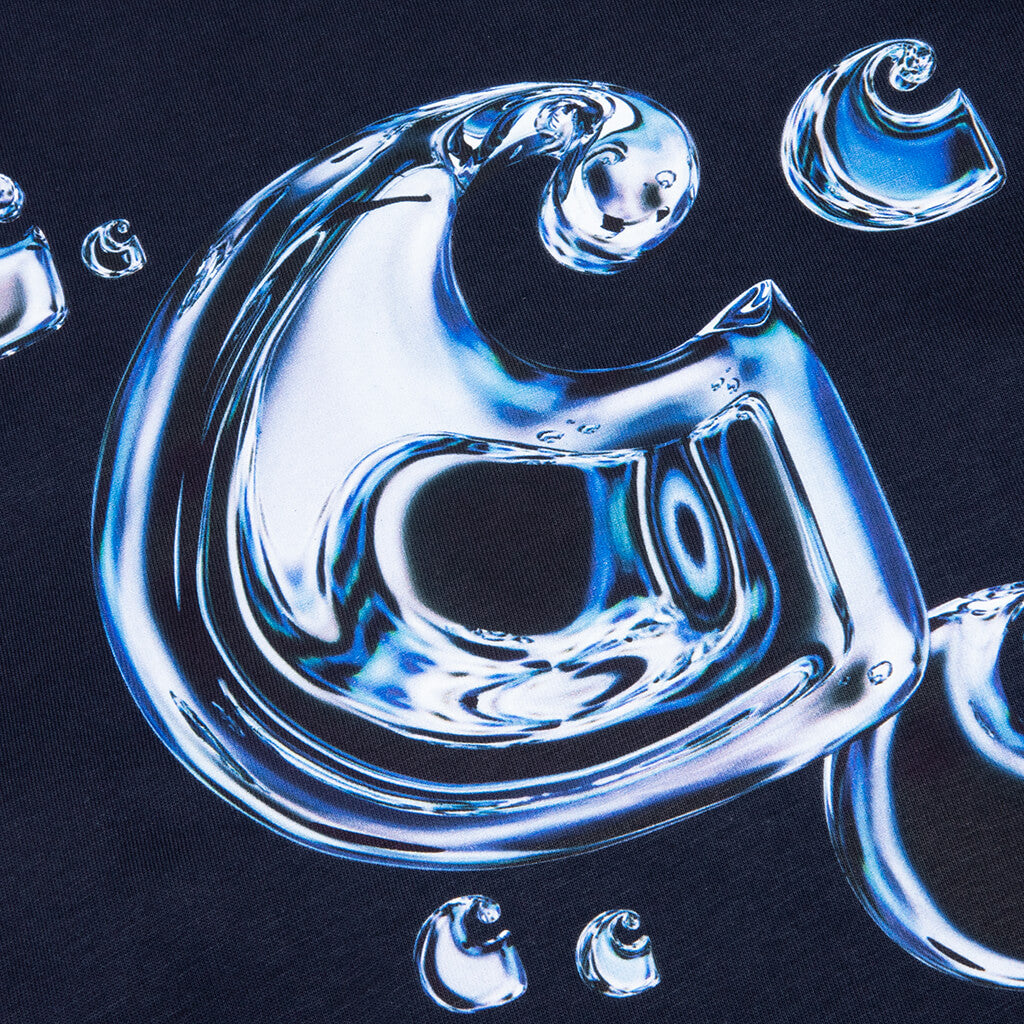 S/S Solar Chrome C-Logo T-Shirt - Dark Navy