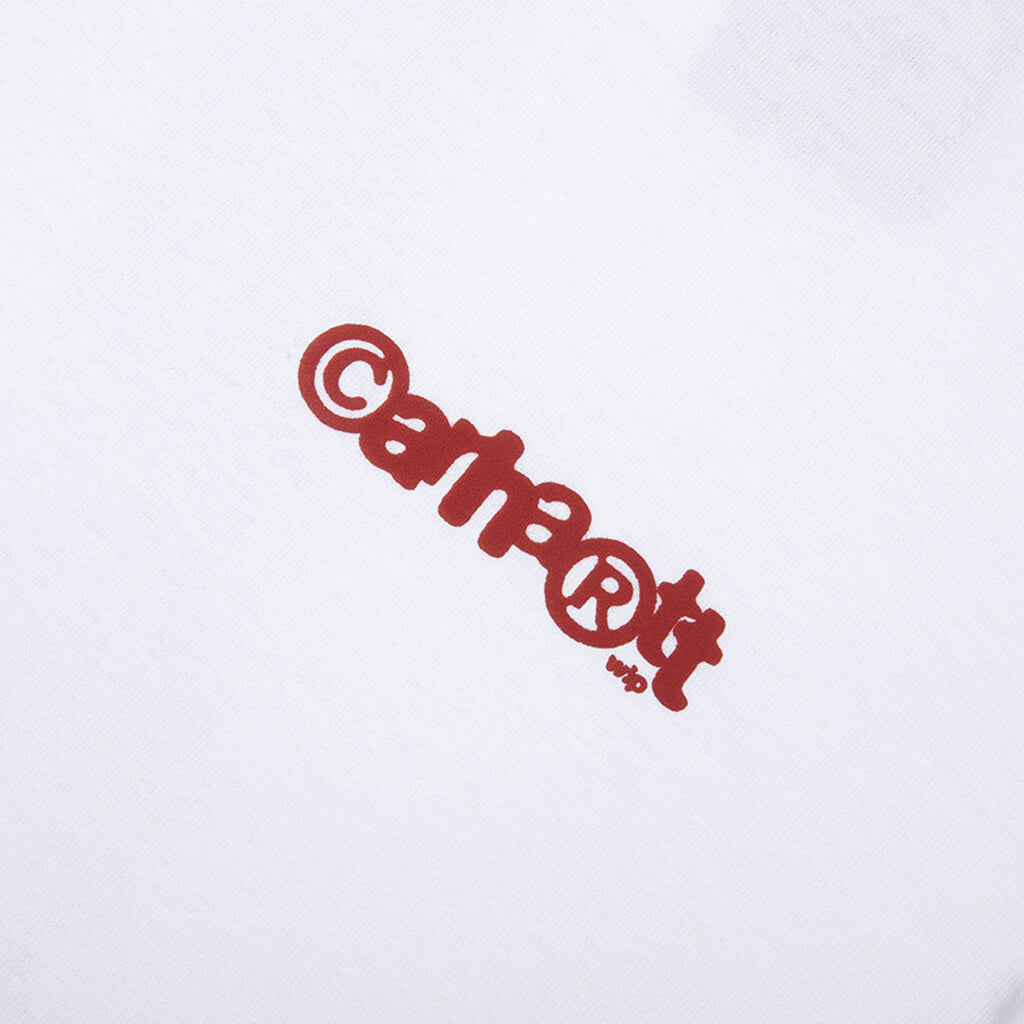 S/S Ip Ringer T-Shirt - White/Red/Red