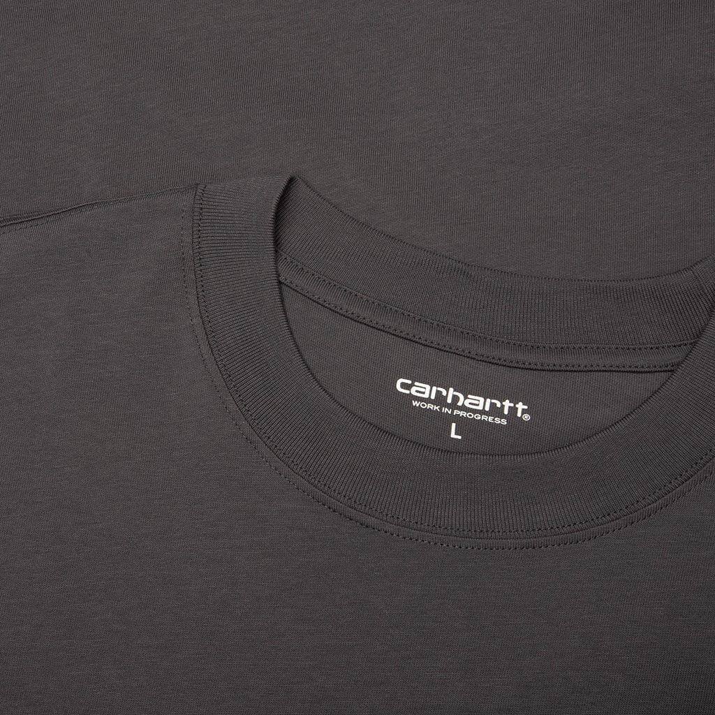 S/S Signature Script T-Shirt - Graphite/Dark Scarab