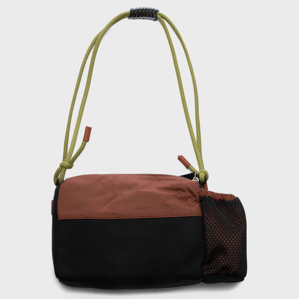 Shopping Bag - Rust/Black