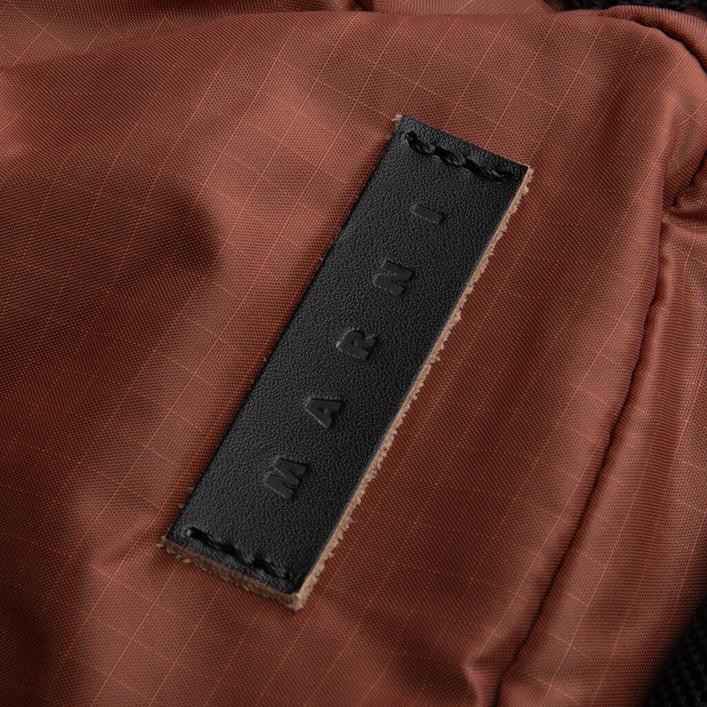 Shopping Bag - Rust/Black