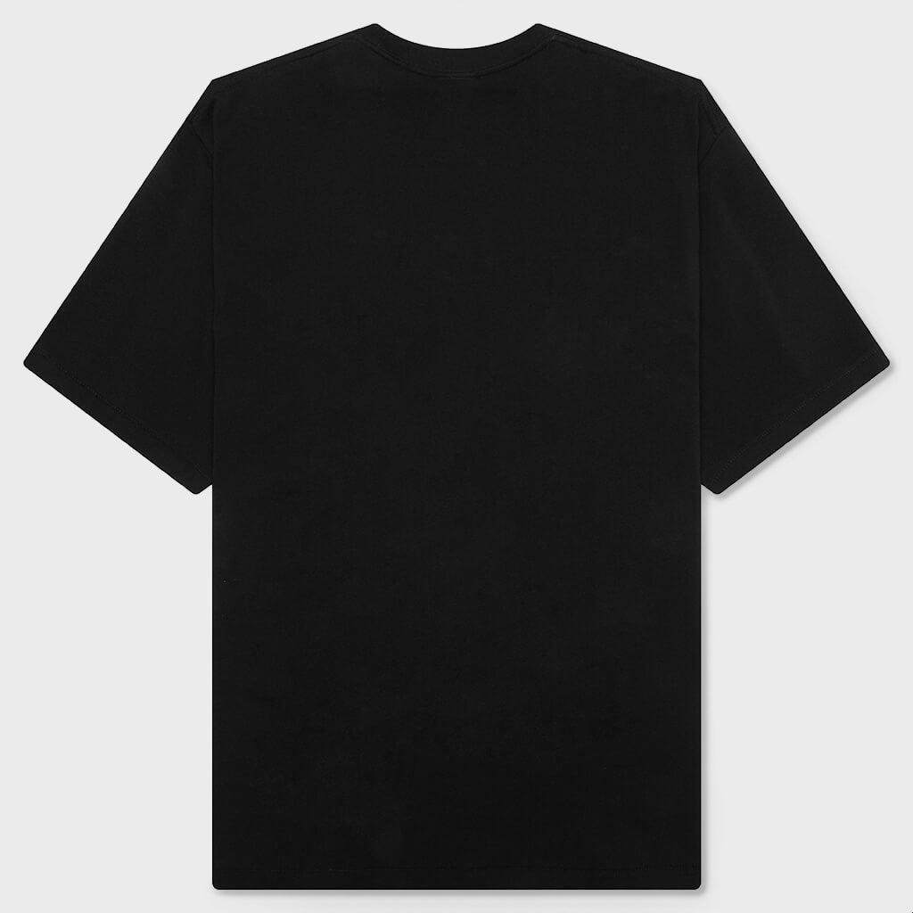 STA Houndstooth College Relaxed Fit Tee - Black