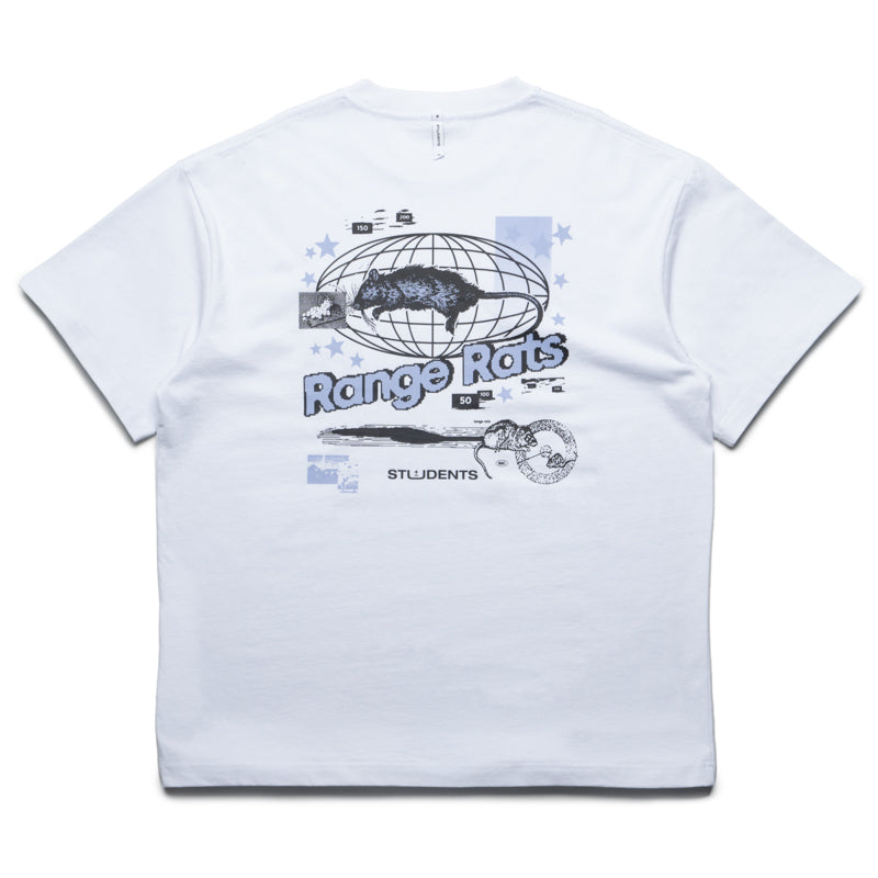 Students Golf Range Rats Tee - White