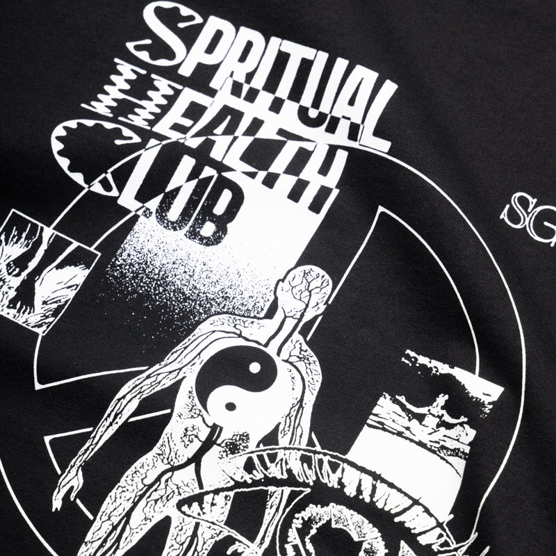 Students Golf Spiritual Health Club Tee - Black