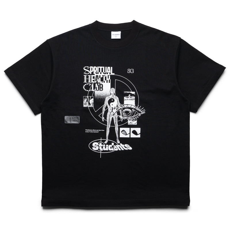 Students Golf Spiritual Health Club Tee - Black