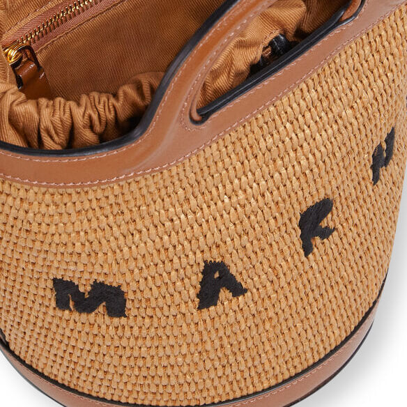 Tropicalia Small Bucket Bag - Raw Sienna