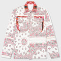 Bandana Print Blouson - Off White
