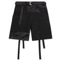 Cotton Nylon Oxford Short - Black
