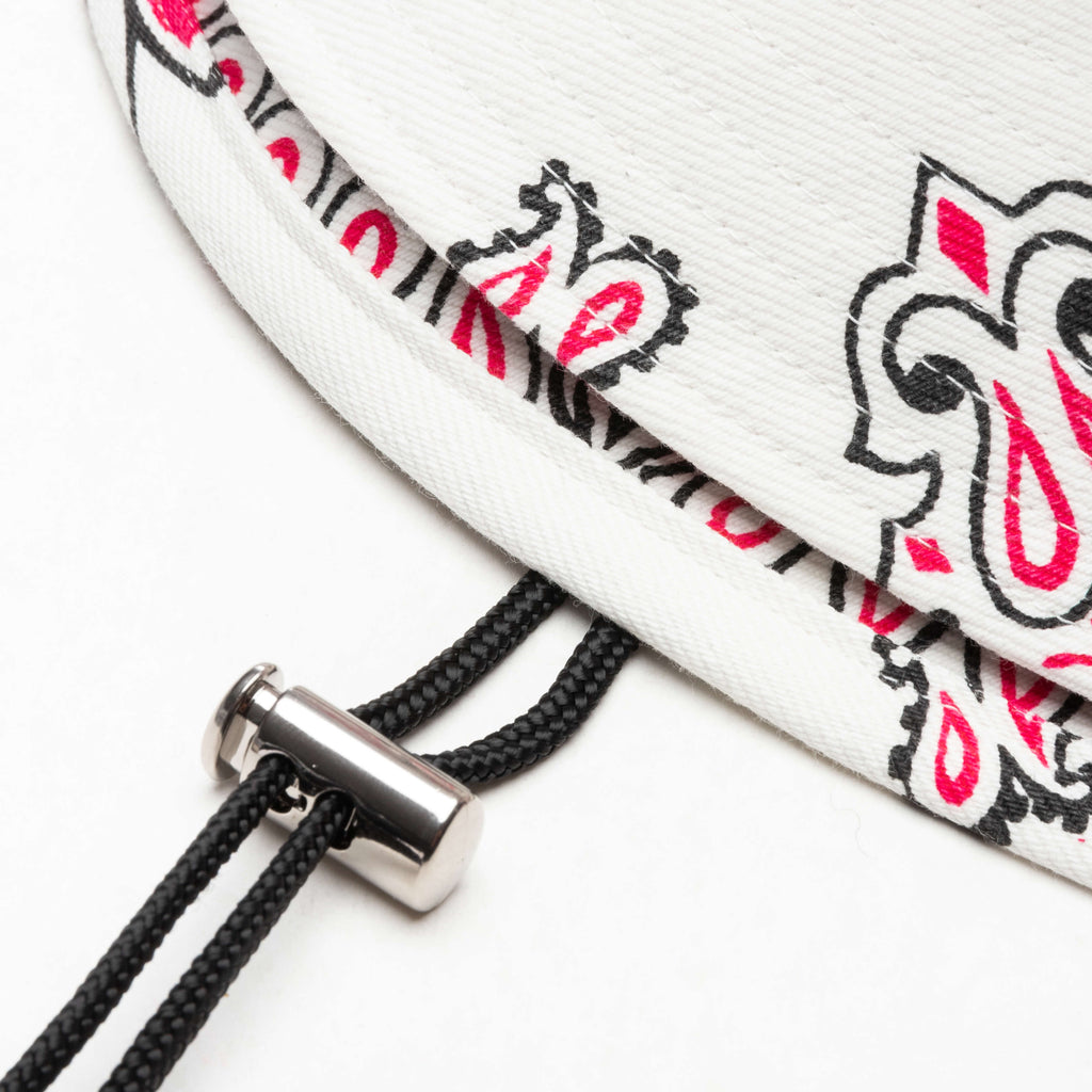 Double Brim Hat / Bandana - Off White