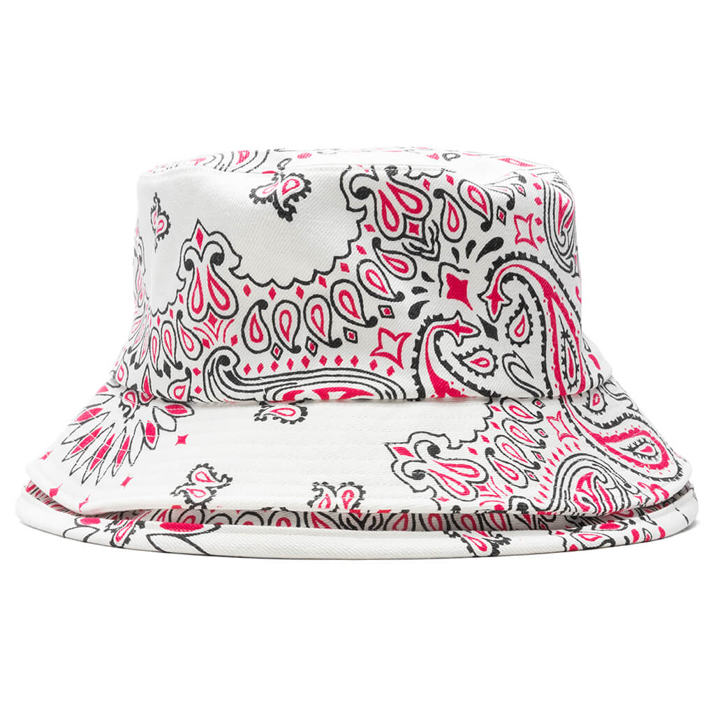 Double Brim Hat / Bandana - Off White